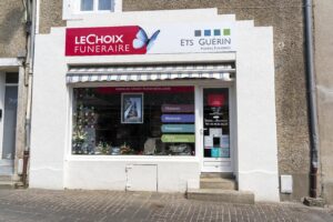 devanture magasin funeraire guerin