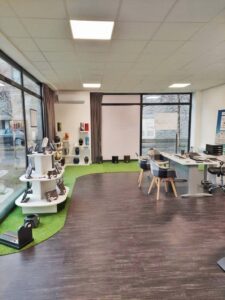 salle d accueil et boutique
